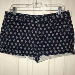 GAP navy shorts with flowers